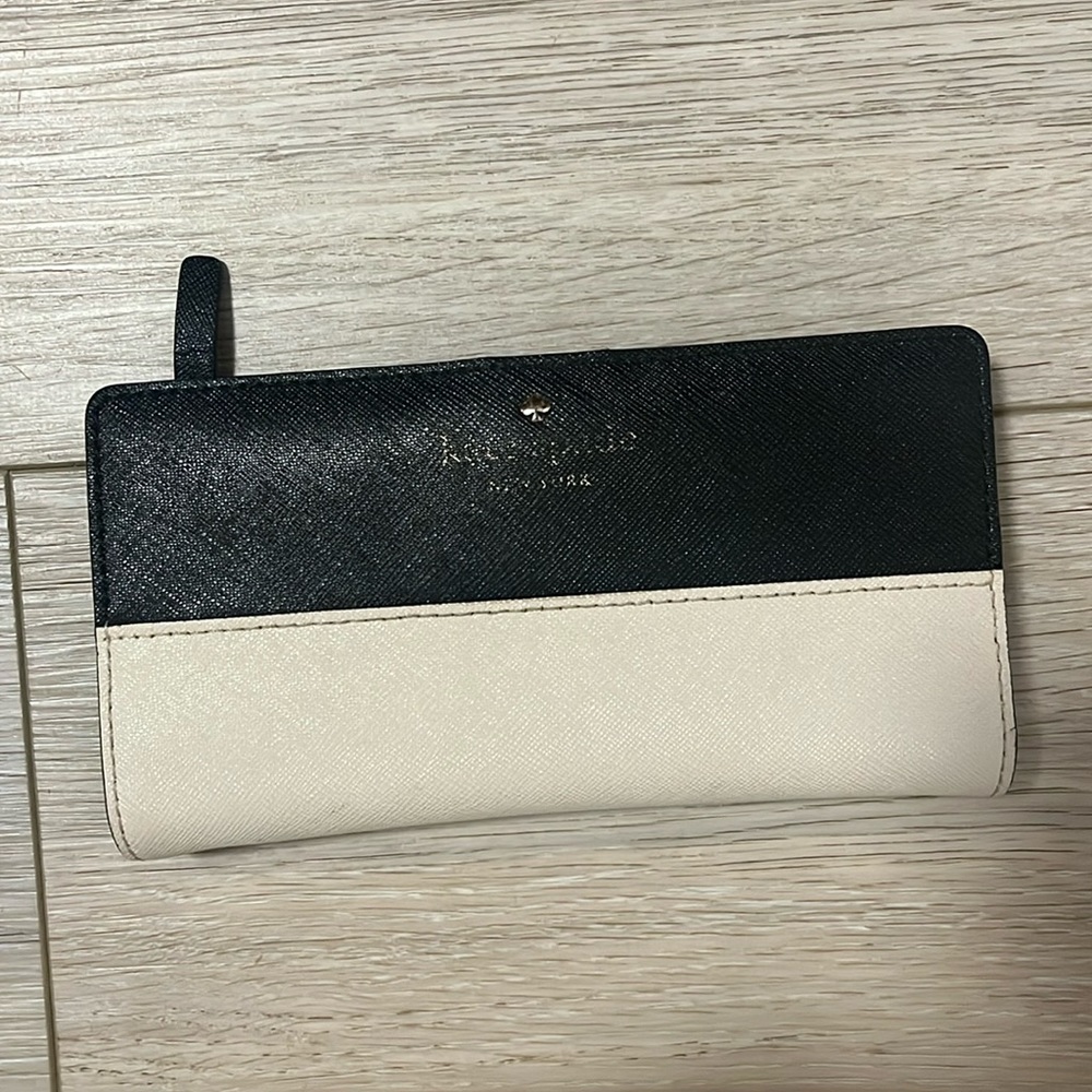 Kate Spade Colorblock slim bifold wallet